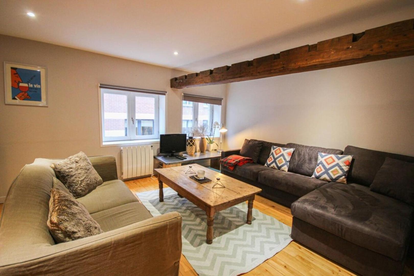 Duplex In The Heart Of Old Lille Terrace + Parking Lägenhet Exteriör bild