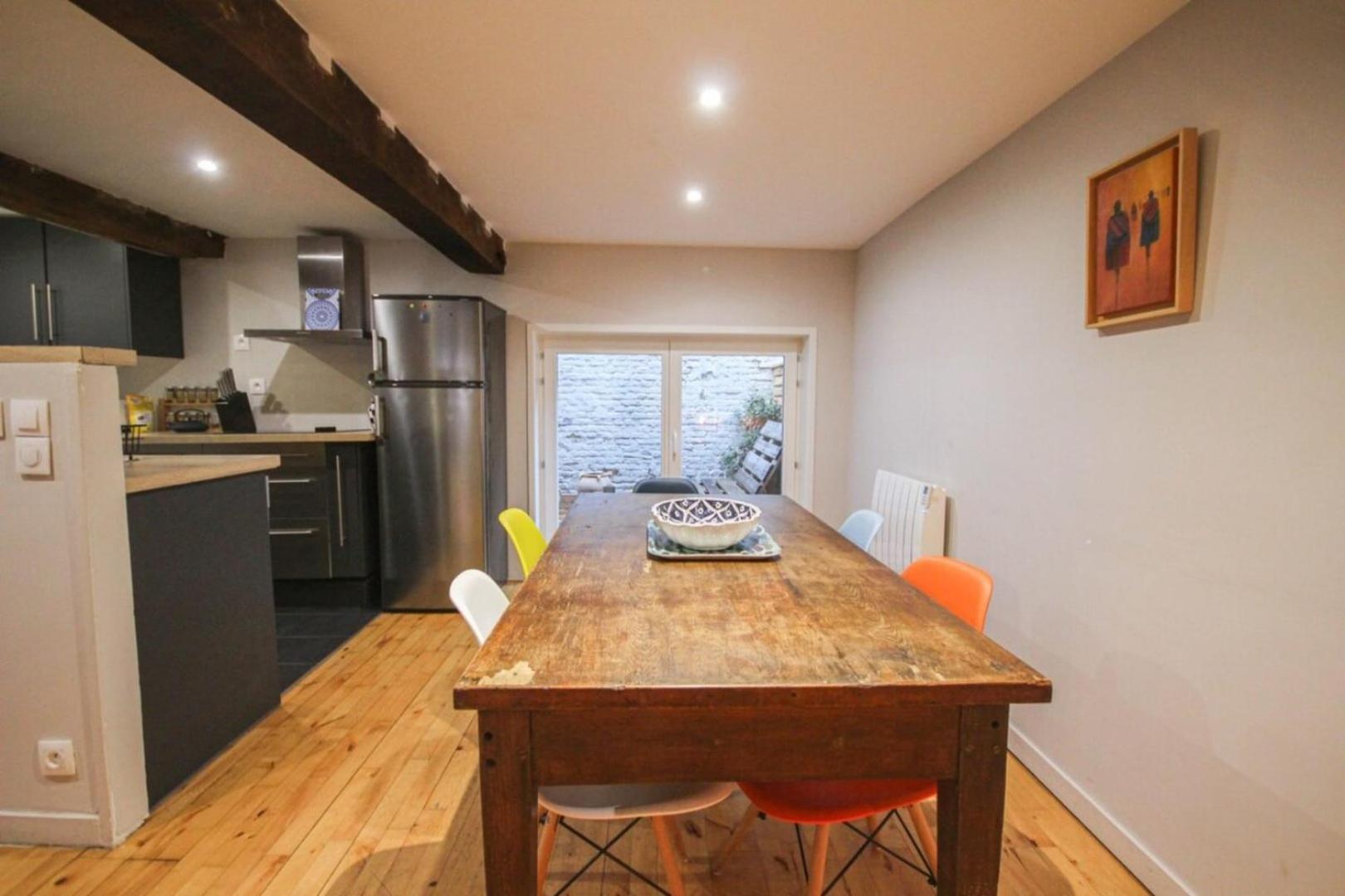 Duplex In The Heart Of Old Lille Terrace + Parking Lägenhet Exteriör bild