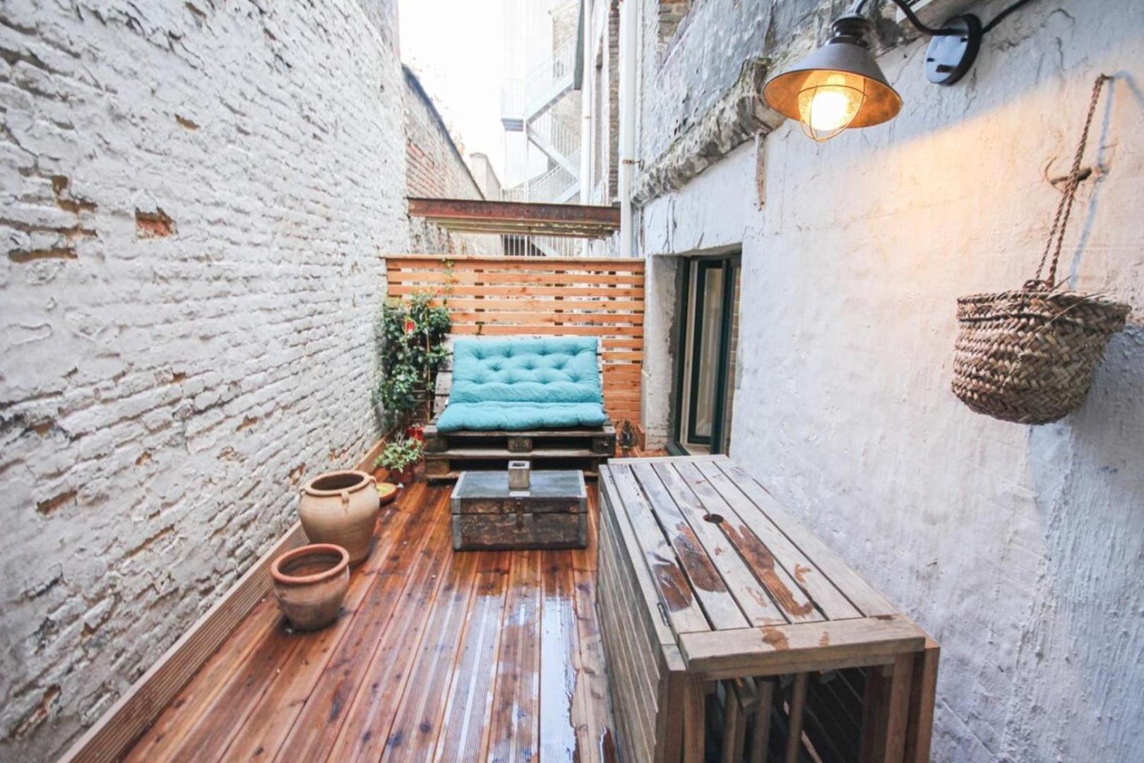 Duplex In The Heart Of Old Lille Terrace + Parking Lägenhet Exteriör bild